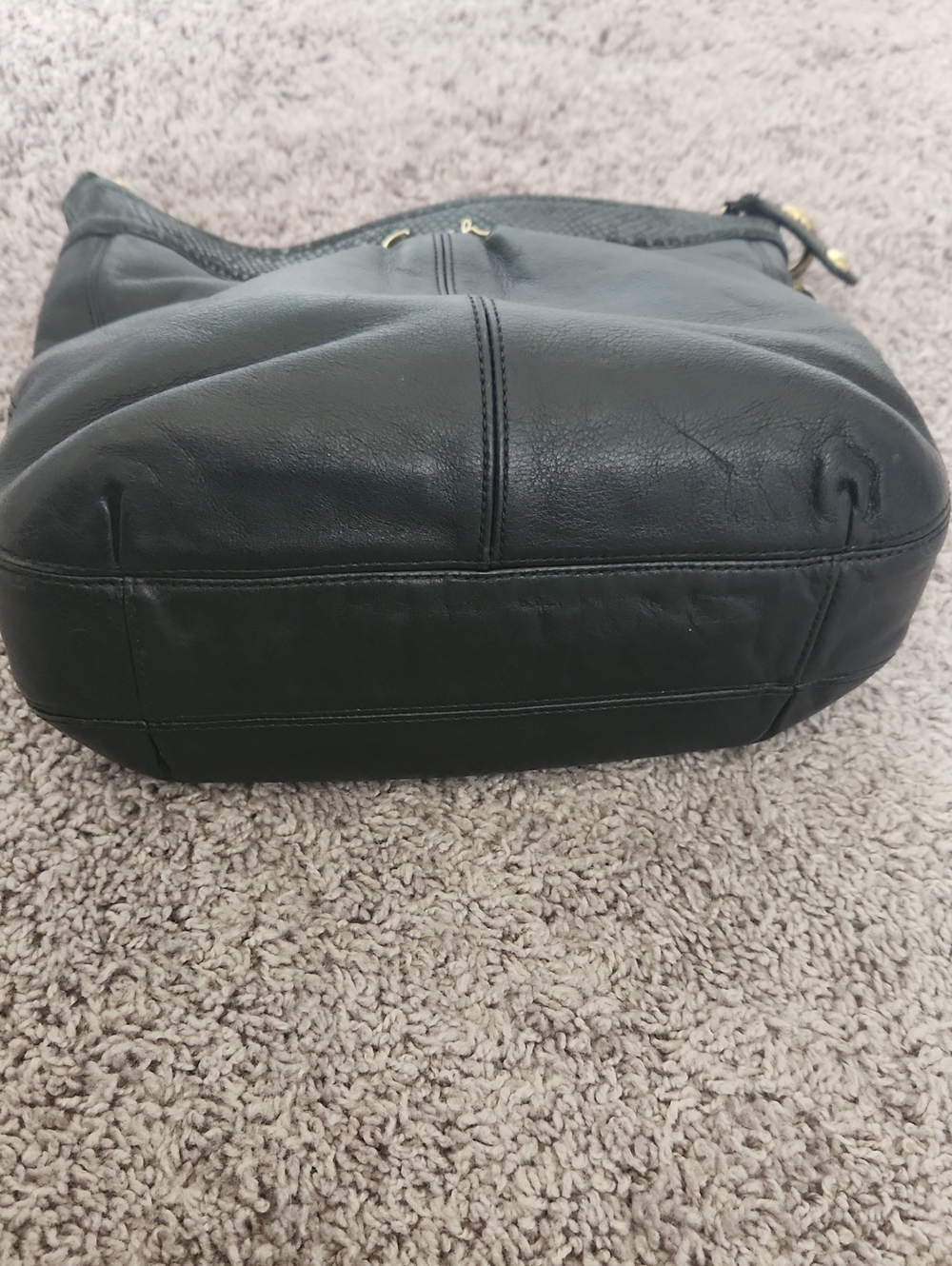 Vintage Coach Ashley Hobo Black Snake Bag - Picture 8 of 13